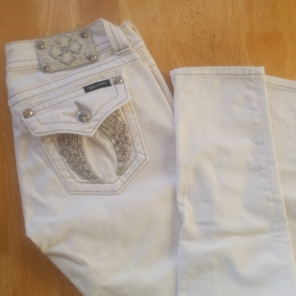 White Miss Me Jeans